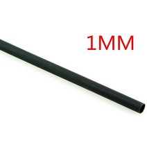 5M 새로운 1mm 구색 폴리올레핀 할로겐 프리 열 수축 튜브 슬리브 와이어, 한개옵션0