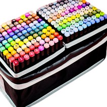 더블팁(4mm 6mm) 마커세트 칼라펜세트 24색, 1개