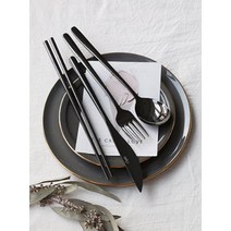 카라멜샵 르리에 모던 커트러리 디너 4p 1set, 실버