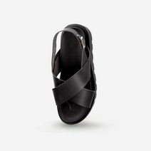 커스텀에이드 4.5cm 클라우드 폼 크로스 샌들 제이스 - BLACK