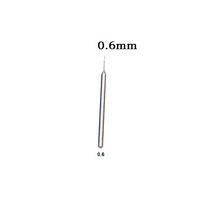 드릴 비트 2.35mm 생크 조각 커터 로터리 도구 엔드밀 목공 라우터 우드 밀링 쥬얼리 1 개, 01 0.6