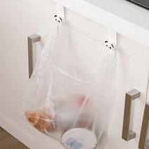 다옴하우스 다용도 판다 후크걸이 싱크대 봉지 행주 비닐 주방 수건 쓰레기봉투 우산 걸이 홀더(2P)