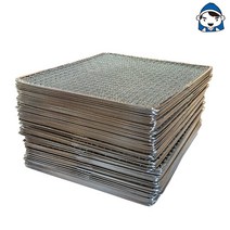 갑도리 일회용 사각석쇠 100개 묶음, 1box
