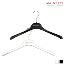 메이네티 플라스틱 프리미엄 상의 옷걸이 10P (2 color), White