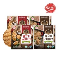 밀스원 맵콩달콩 콩고기 스테이크 2종 혼합(스파이시 2팩 갈릭 2팩) 총 4팩, 단품