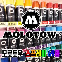 모로토우 스프레이 69종 400ml - 캔스프레이 프라모델 건담 도색 페인트 아크릴, (520) 버너크롬