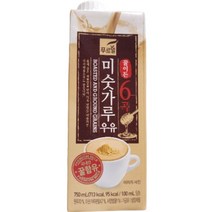 푸르밀 미숫가루 우유 750ml 2개 꿀이든 6곡 우유