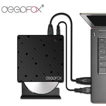 블루레이odd 블루레이플레이어 외장ODD Deepfox-USB 3.1 타입 C CD/DVD, 한개옵션0