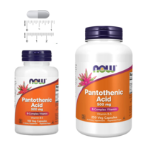 나우푸드 판토텐산 비타민B컴플레스 비타민B5 500mg 100캡슐 250캡슐, 1개, 100정