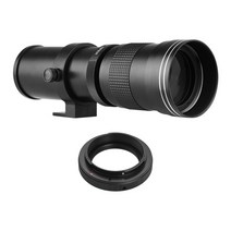 캐논 니콘 호환 미러리스렌즈 캐논 ef 마운트 카메라 eos 80d 77d 70d 60d용 어댑터 링이 있는 카메라 mf 슈퍼 망원 줌 렌즈 f8.3-16 420-800mm t, 검은색
