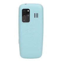 언락 핸드폰 1400mAh 대형 폰트 빅 버튼 2.4인치 스크린 시니어 휴대폰 2G GSM 여행용 (핑크), Sky Blue