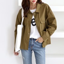 paz-7482(국내산)여성가을숏자켓캐주얼면바람막이점퍼