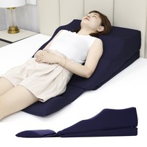 역류성식도염 삼각쿠션 침대헤드 소화불량 헤드받침 등받이, 1. 네이비