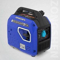 휴대용 가솔린 발전기 저소음 1800W, 1.8KW 저소음 인버터 발전기 수동 시동