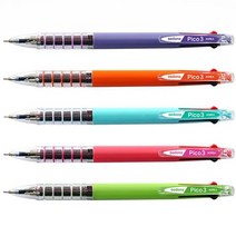 세도나피코니들3색볼펜 국산 초저점도0.7mm 잉크(1개) 3색 피코니들 3링 볼펜 삼색 5링×165Ki, 오렌지, 본상품선택