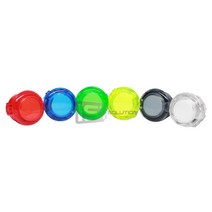 아이에스티몰 세이미츠 24mm 아케이드 게임 클리어 버튼 (PS-14-DN-K), 1개, 화이트 (White)