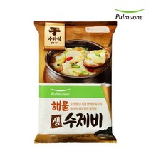풀무원 해물 생 수제비 2인분 367g, 없음