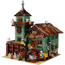 LEGO Ideas Old Fishing Store 21310 - 레고 세트 및 아웃도어 팬을 위한 조립 장난감 선물, 한개옵션0