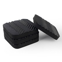 4P 진동방지패드 가구받침대 압축스펀지 진동흡수 소음방지 층간소음 충격흡수 고무받침, 유판다 본상품선택