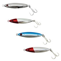토미코리아 스나이퍼 크롬메탈 20g-100g 메탈지그 삼치 방어 부시리 C, 100g, 크롬실버