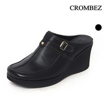 크롬베즈 버클장식 통굽 슬리퍼 KO38665JA