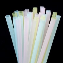 7mm 21cm 일자빨대벌크포장국산파스텔 500개, 1개