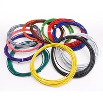 UL 1015 유연한 연선 PVC 와이어 및 케이블 주석 도금 구리 18AWG 20AWG 22AWG 24AWG 고온 105 ° 전압 60, 02 Red_01 1 Meter_01 14 AWG