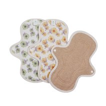 에버벨 국산 편안한 오가닉 유기농 순면 천 브라운패드 면생리대 요실금 갱년기 성인기저귀 소형 1개입, 핑크