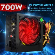 파워 서플라이 220v 700w pc 전원 공급 장치 psu pfc 와트 자동 팬 atx 24핀 12cm pc 컴퓨터 게임 전원 공급 장치 intel amd compute 80, 협력사
