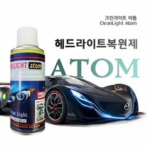 [KT알파쇼핑]헤드라이트UV차단복원제-수출형(2-3대용재료+사포8장)