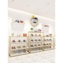 구두 진열대 운동화 가방 전시 신발 가게 선반 매대, C. H362 4단 랙 길이 150CM