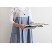 코지라인 앞치마(3color) 원피스 홈웨어 카페 유치원 어린이집 앞치마
