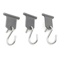 3 RV 캠핑 천막 의류 주최자 걸이 후크 재사용 가능한 이동식 옷걸이 트레일러 용 휴대용 후크 3 개 팩, type1