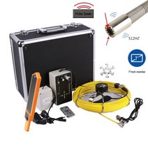 배관 내시경 카메라 512hz sonde 송신기 로케이터 수중 비디오 시스템 파이프 벽 검사 하수도 세트 (10인치 IPS 모니터 포함), 5 40 메터, 10인치 수신기