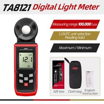 조도측정기 조도 센서 조도계 TASI TA8121/TA8123 계 사진 디지털 Luxme, TA8121
