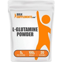 BulkSupplements.com L-글루타민 파우더 - 글루타민 보충제 - L 글루타민, 3.5 Ounce (Pack of 1)