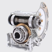 NMRV063 웜 감속기 14mm 입력축 5:1-100: 1 기어비 웜기어 90도, 한개옵션0