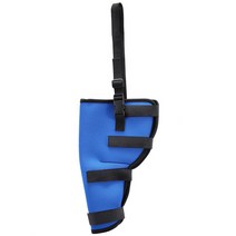 반려견 수술재활 관절 십자인대 보호대 보조기구 회복, 파란색 오른쪽 뒷다리_M
