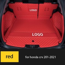 트렁크 매트 토레스 bmw 테슬라 Mr.Hee-커스텀 혼다 crv 트렁크 매트 2017-2022 완전히 감싸는 하이브리드, 01 red