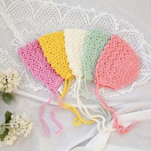 러브컨츄리 봄봄 베이비 보넷 만들기 뜨개질 DIY 패키지, 퍼플, 1개