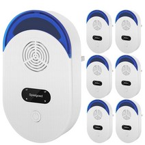 6 Packs Ultrasonic Pest Repeller for Roach Rodent Mouse Indoor Mosquito Repellent Electronic Rat