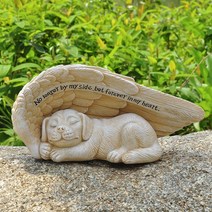강아지 고양이 반려 동물 기념 용품 애완 동물 추모 돌 고양이 개 천사 개 Bereavement 선물 애완 동물 무덤 마커 &amp amp 공물 동상 정원 장식 고양이 기념 돌, 01 10 5x21x8cm