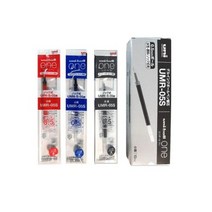 유니볼 원 볼펜 리필심 UMR-S05 0.5mm /10개입 1세트, 쿠팡 블랙