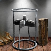 나무 장작 쪼개기 칼날 통나무 절단 장작패는 공구, 일자날 소형