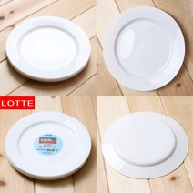 마트498 다회용 위생접시 25cm10p 플라스틱접시 플라스틱그릇 캠핑용 여행용 펜션바베큐준비물 워크샵준비물 대학