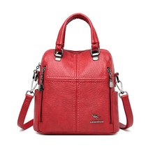 여성백팩 가죽 배낭 여성 숄더 가방 다기능 여행 학교 여자 Bagpack mochila