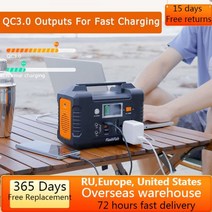 151Wh 40800mAh 휴대용 발전소 태양 발전기 비상 백업 전원 배터리 220V 230V AC 200W 3.7V DC 공급 캠핑, [03] UK Plug Adapter, [01] 30001 mAh-50000 mAh