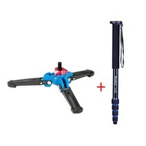 유튜브 브이로그 카메라 스마트폰 삼각대 canon nikon dslr gopro 6 action camera 용 전문 알루미늄 65inch 5 섹션 manbily 비디오 모노, 모노포드가 있는 삼각대