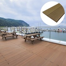 에덴마켓 외장 데크 합성목재 솔리드클립형, ED017
