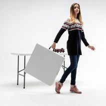 브로몰딩 1500 접이식/일자형 간이 행사 테이블, 1500 일자형 테이블